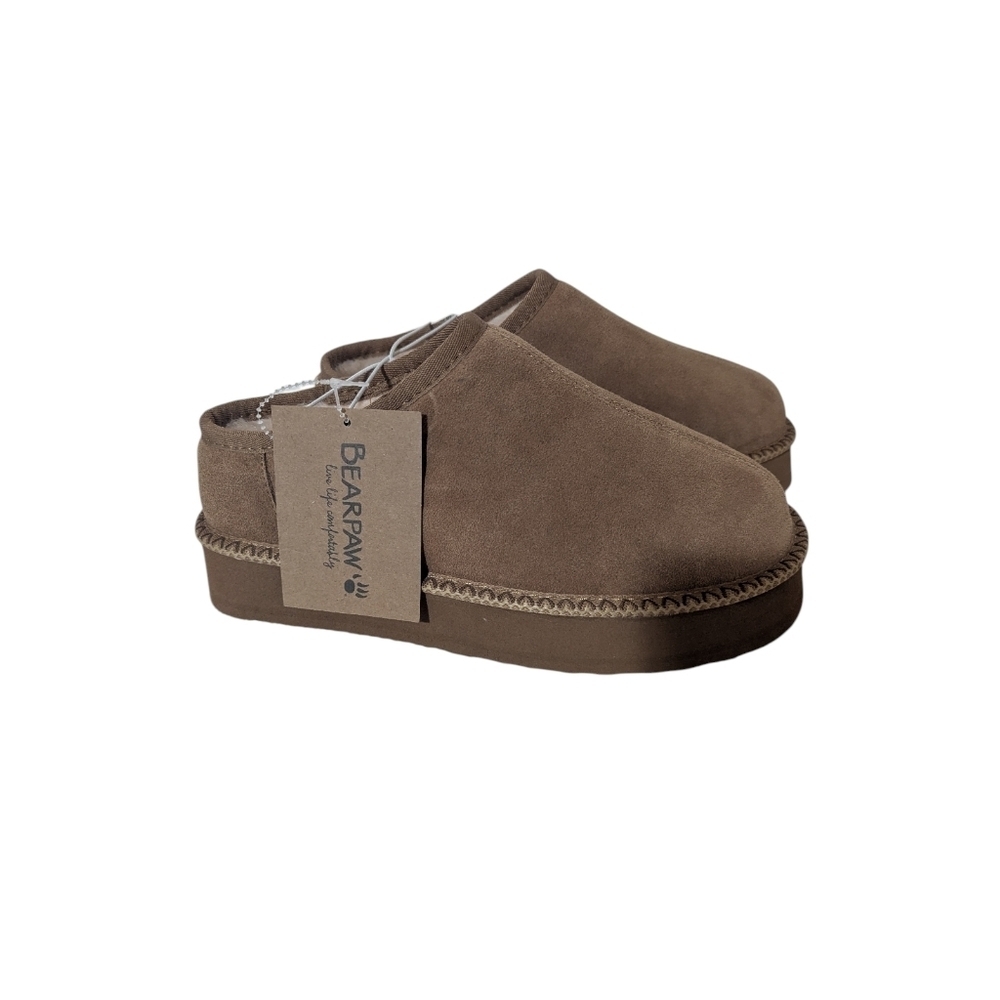 Bearpaw Womens Platform Slippers Size 9 - Picture 6 of 8
